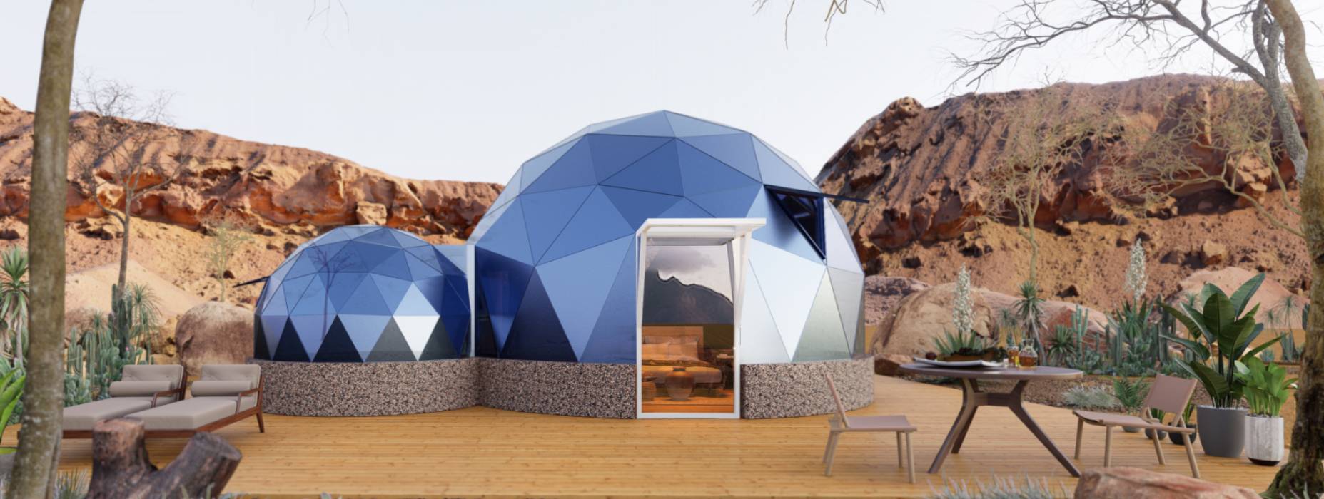 肥乡县球形智能光伏玻璃星空房